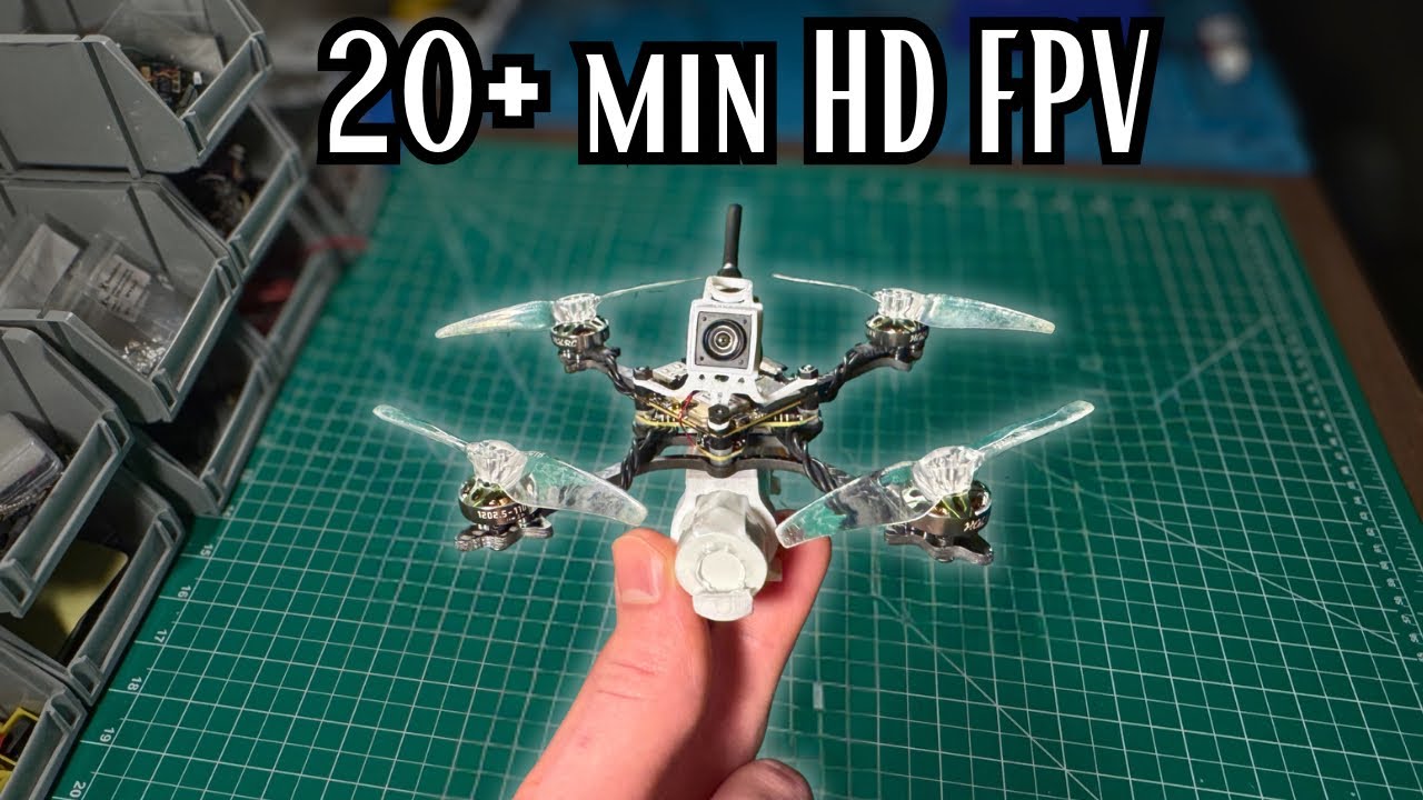 Создайте цифровой микро-FPV дрон, работающий на аккумуляторе 18650.