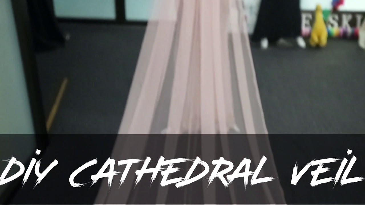 DIY Cathedral Veil Tutorial - Beautiful, Easy To Follow and Inexpensive