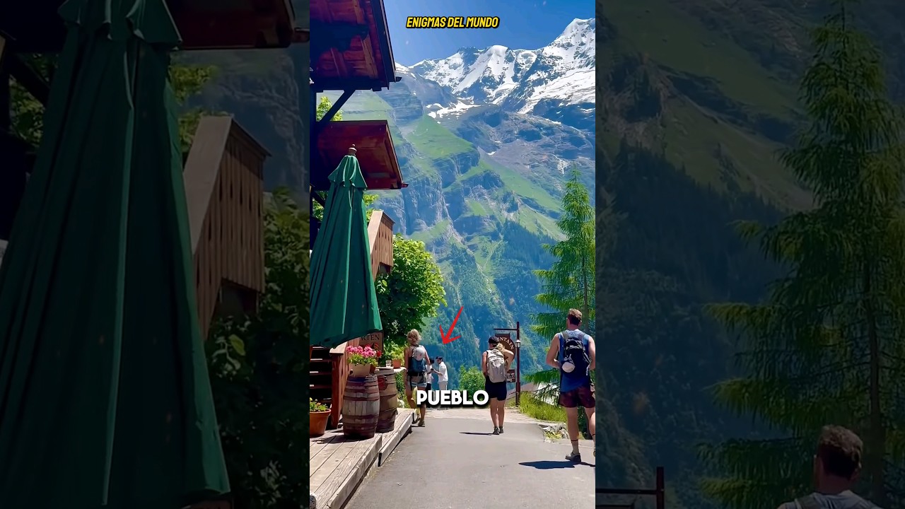 ¡ESTE ES EL ENCANTADOR PUEBLO DE GIMMELWALD! Un tesoro escondido en los Alpes suizos.