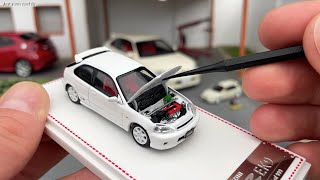 1:64 Honda Civic Type R (EK9), Championship white - Focal Horizon [Unboxing]