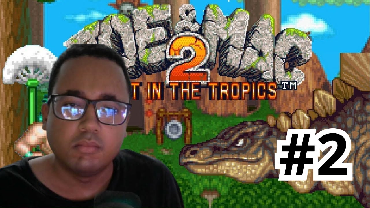 O DINOSSAURO GELADO!! - JOE AND MAC 2 (SNES) #2