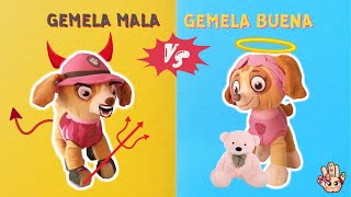 GEMELA BUENA Vs GEMELA MALA / Patrulla Canina en español