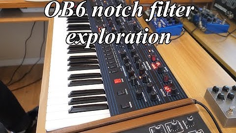 Oberheim OB6 Notch Filter Exploration with ADG-1 and Mercury7
