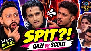 SCOUT ACCUSES QAZI OF SPITTING?! 😱 BB20 Fight ERUPTS | VJ Andy Review