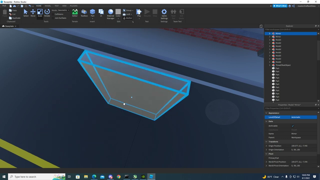How to make a reflecting floor in Roblox Studios!
