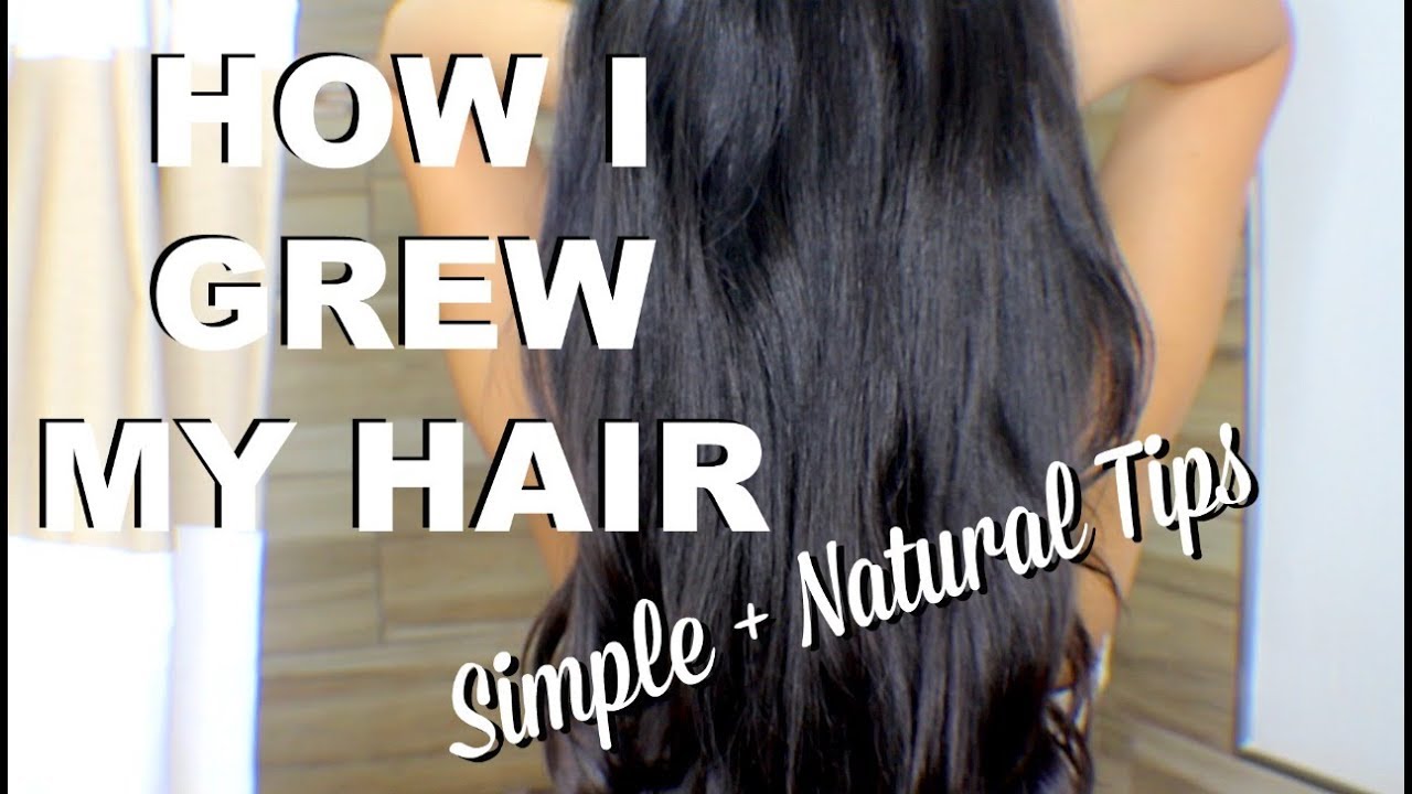 Hair Care Routine for Long Healthy Hair - YouTube