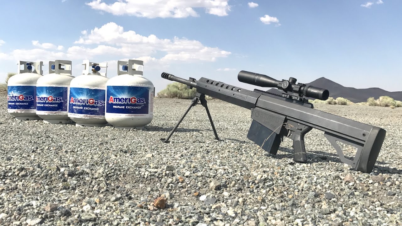 50 cal vs propane youtube