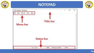 Introduction to notepad  - Smart Study Circle #notepadtricks #notepad #computerfundamental