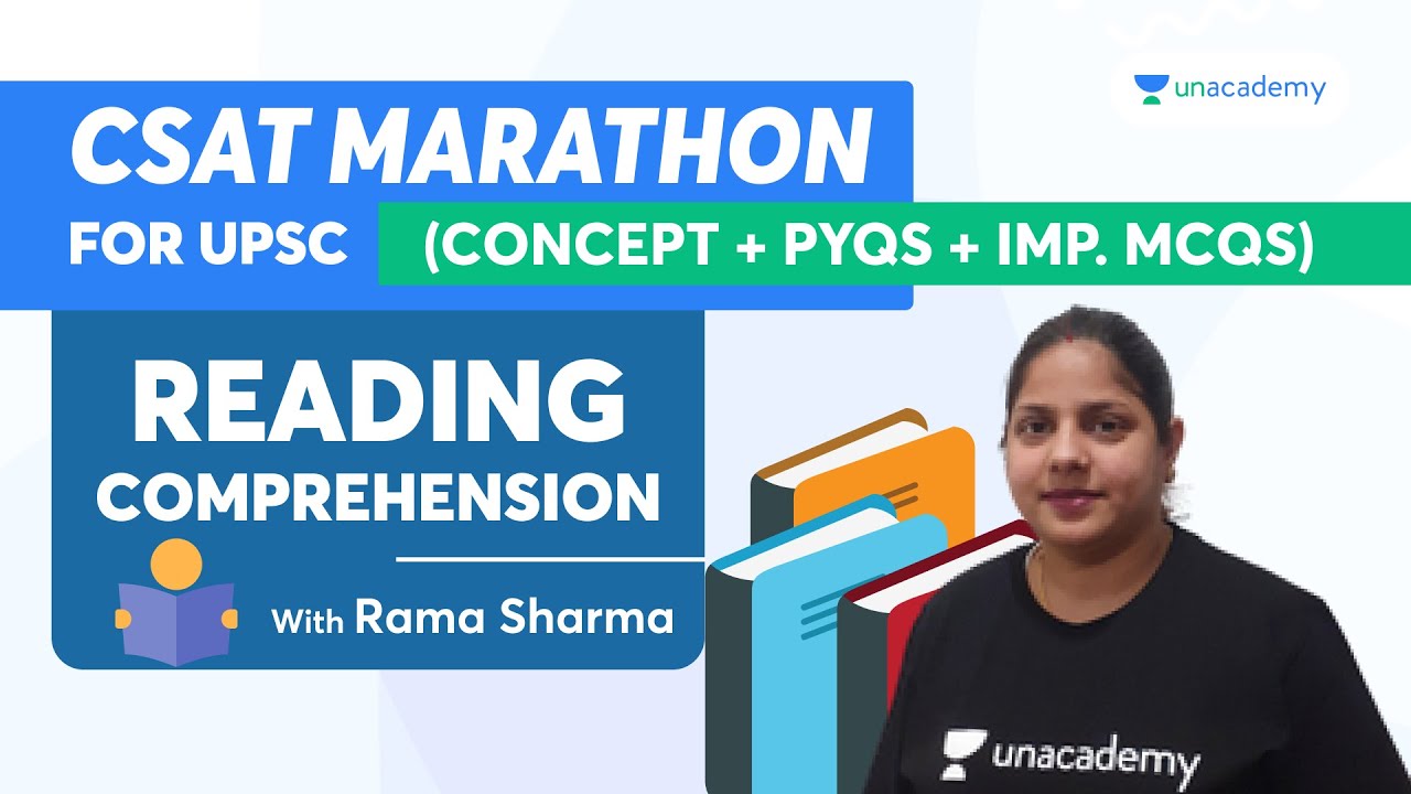CSAT Marathon for UPSC Reading Comprehension UPSC CSE Rama Sharma Unacademy Articulate