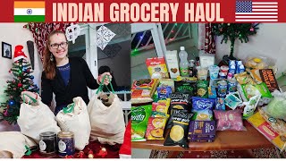 What Indian food I buy as an American foreigner in India | Grocery Haul in India | Kolkata