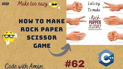 Rock,Paper, scissors game using c++ || game in c++