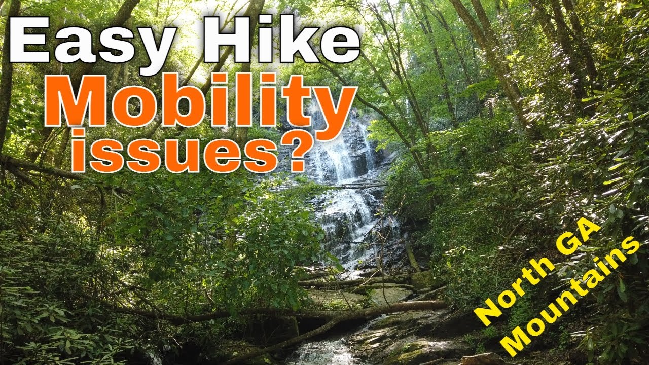 Horse Trough Falls, Ga - Easy hike, beautiful and accessible waterfall near Helen GA!