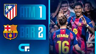 ✅ BARCELONA le GANÓ 2-1 al ATLÉTICO MADRID y le SACÓ ¡7 PUNTOS! al REAL MADRID en la LIGA de ESPAÑA