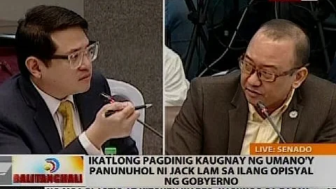 Ikatlong pagdinig kaugnay ng umano'y panunuhol ni ...