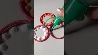 simple 😜😉 Rangoli designs|Sytisfying rangoli|Easy Trick and Tips|ASMR|#indianart #asmr