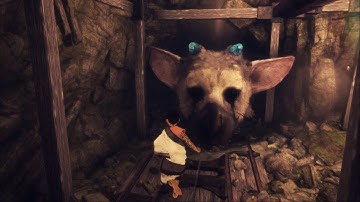 The Last Guardian - Another Trap and the Mine: Proceed Through Mines, Trico Stuck In Tunnel Sequence