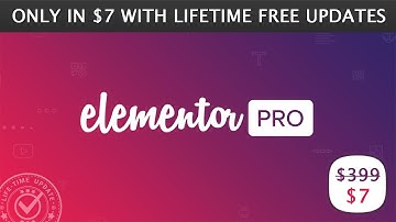 Download Elementor Pro WordPress Plugin just in $7 | Unlimited websites | Avoid Nulled & Use GPL