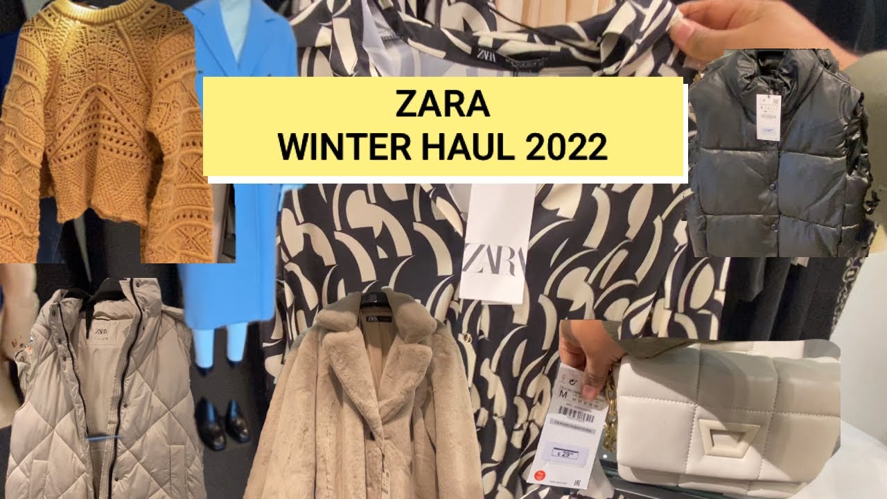 Zara Haul // Fashion Haul winter 2023 jackets // what's new at Zara
