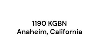 KGBN/Anaheim, California Legal ID - February 25, 2025