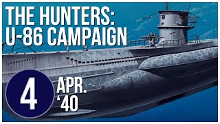 The Hunters Campaign / Playthrough - GMT Games - Wargame - U-boat Solitaire Patrol 4