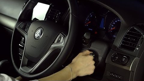 How do I start and stop my Captiva using the Sensor Key System? | Holden Australia