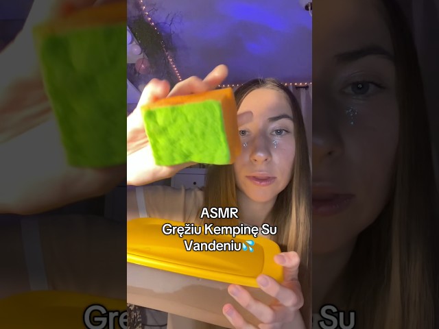 Geriausias vaistas nuo minčių triukšmo🌊 #asmr #asmrlietuviskai #tingles #lietuva #relax #watersound