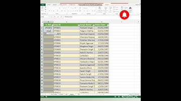 Auto serious number trick | Serial Number update after deleting row #shorts #excel #excelshorts