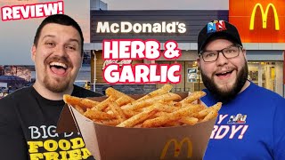 McDonald's NEW Herb & Garlic Seasoned Fries Review!