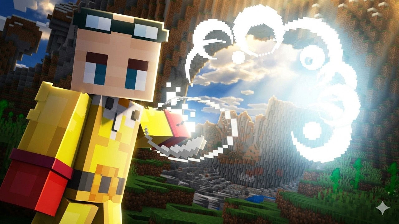 Como seria o SAITAMA zerando o Minecraft???