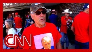 Hear from Trump supporters attending his first rally since Georgia indictment