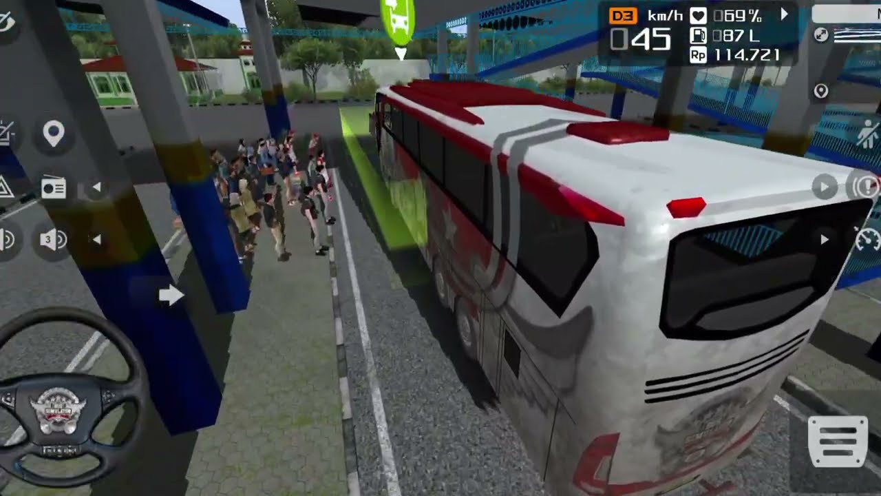 Indonesia Coach bus driving | Euro bus simulator 2025 Android gameplay #game 1 Part 1024