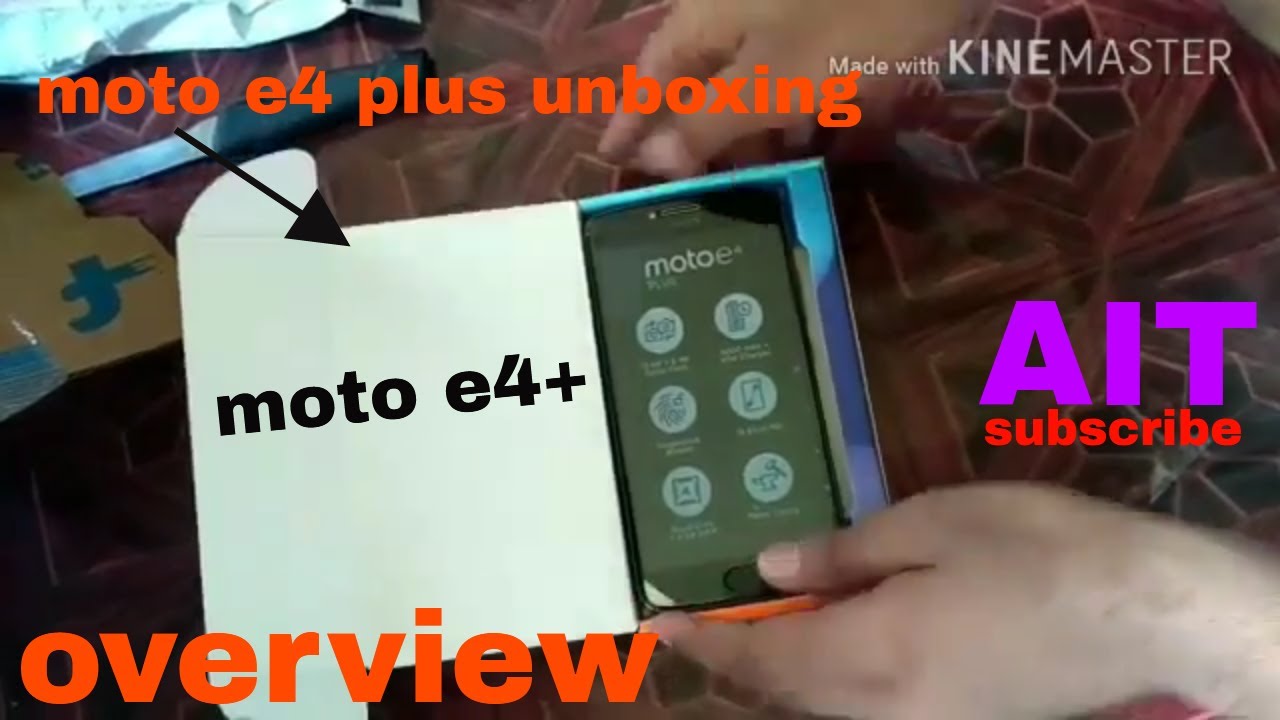 Moto e4 plus unboxing | first look | review