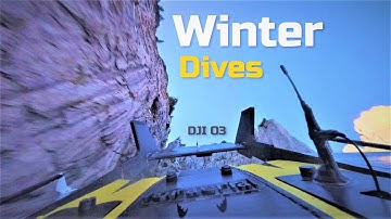 Winter dives - FPV - Mini Drak 40" Twin - DJI O3 Air Unit