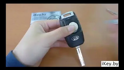 Замена батарейки в ключе КИА Форте, Соул, Соренто, Оптима, Рио, Спортейдж, Спектра