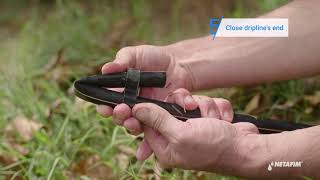 Netafim: How to flush a drip irrigation system