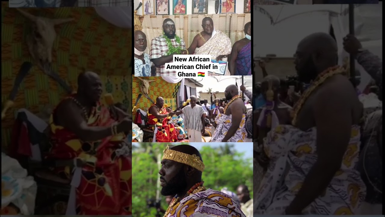 ANOTHER new African American Chief in Ghana 🇬🇭 