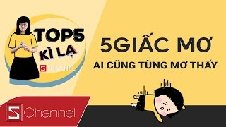 Top 5 Kỳ Lạ Schannel: Giải mã 5 giấc mơ mà ai cũng gặp 1 lần