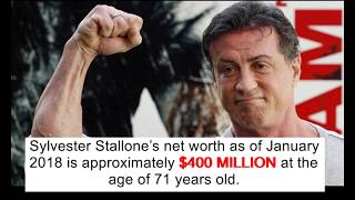 Sylvester Stallone. Net Worth 2018. Famous Quotes