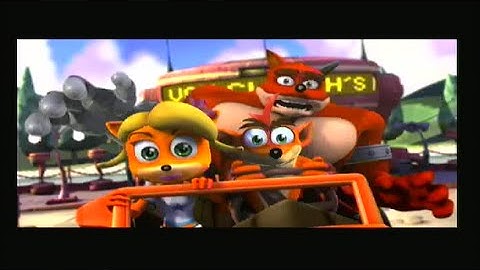 Crash Tag Team Racing PS2 Story Cutscenes
