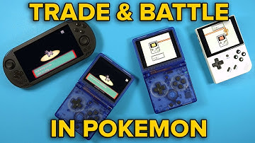 Trade & Battle Pokemon on the Anbernic RG35XXSP & Other Retro Handhelds! GB/GBC/GBA!