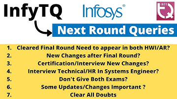 InfyTQ Important Points/Changes after Final Round | All Queries Solved | #infytq2022 #infytq
