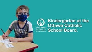 Kindergarten at the Ottawa Catholic School Board