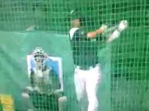 小谷野栄一選手　バッティング　2013　北海道日本ハムファイターズ