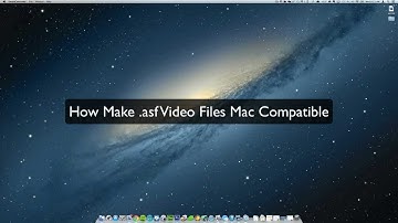 How to convert .asf video file for playback on a mac, ipad or any phone, for free.
