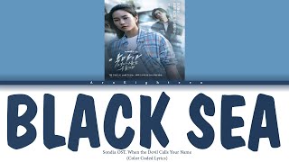 SONDIA 'Black Sea' Lyrics (손디아 BLACK SEA 가사  | COLOR CODED LYRICS