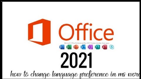 how to change language preference in MS word 2021#msoffice2021 #tamil #windows11