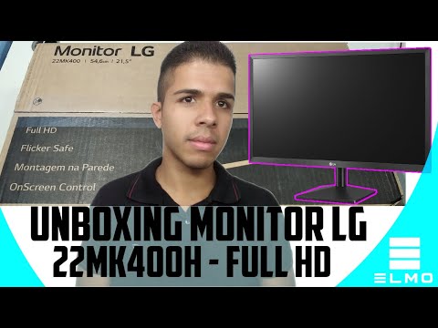 Monitor LED 21,5 LG 22MK400H Full HD | Unboxing e Review - TecElmo