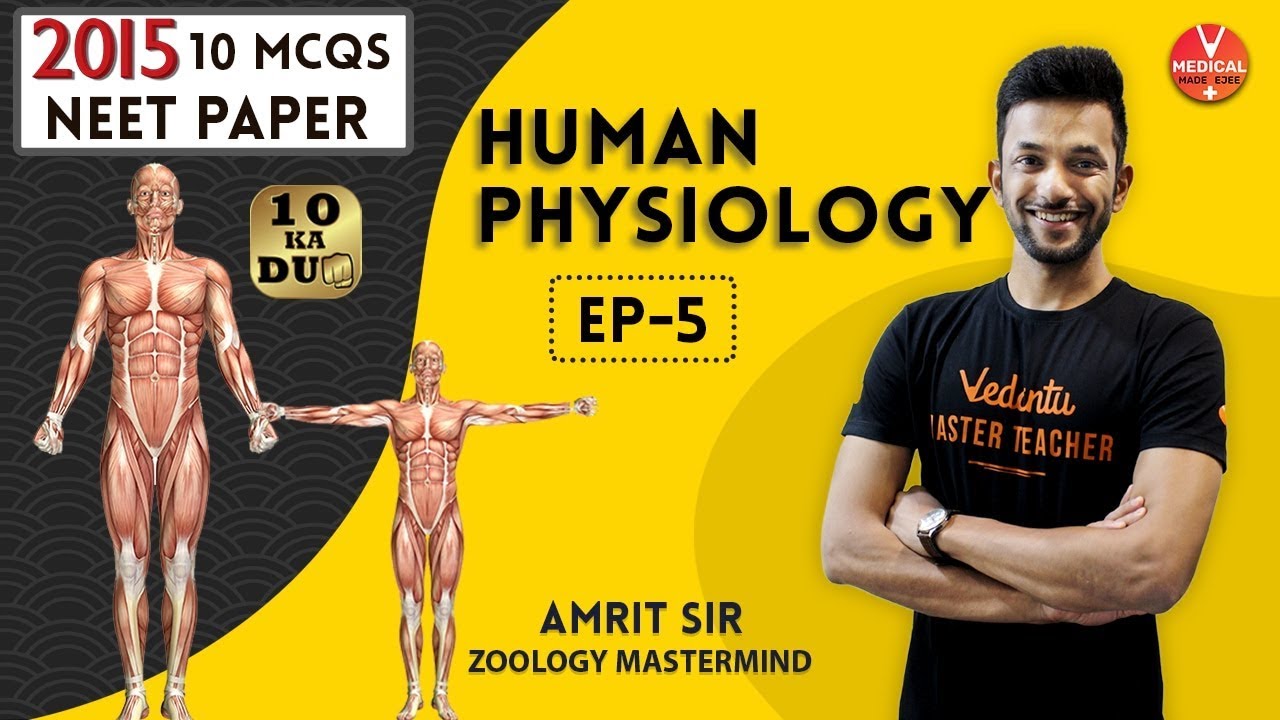 10 Most Important Biology MCQs NEET (2015) | Human Physiology Part 5 ...