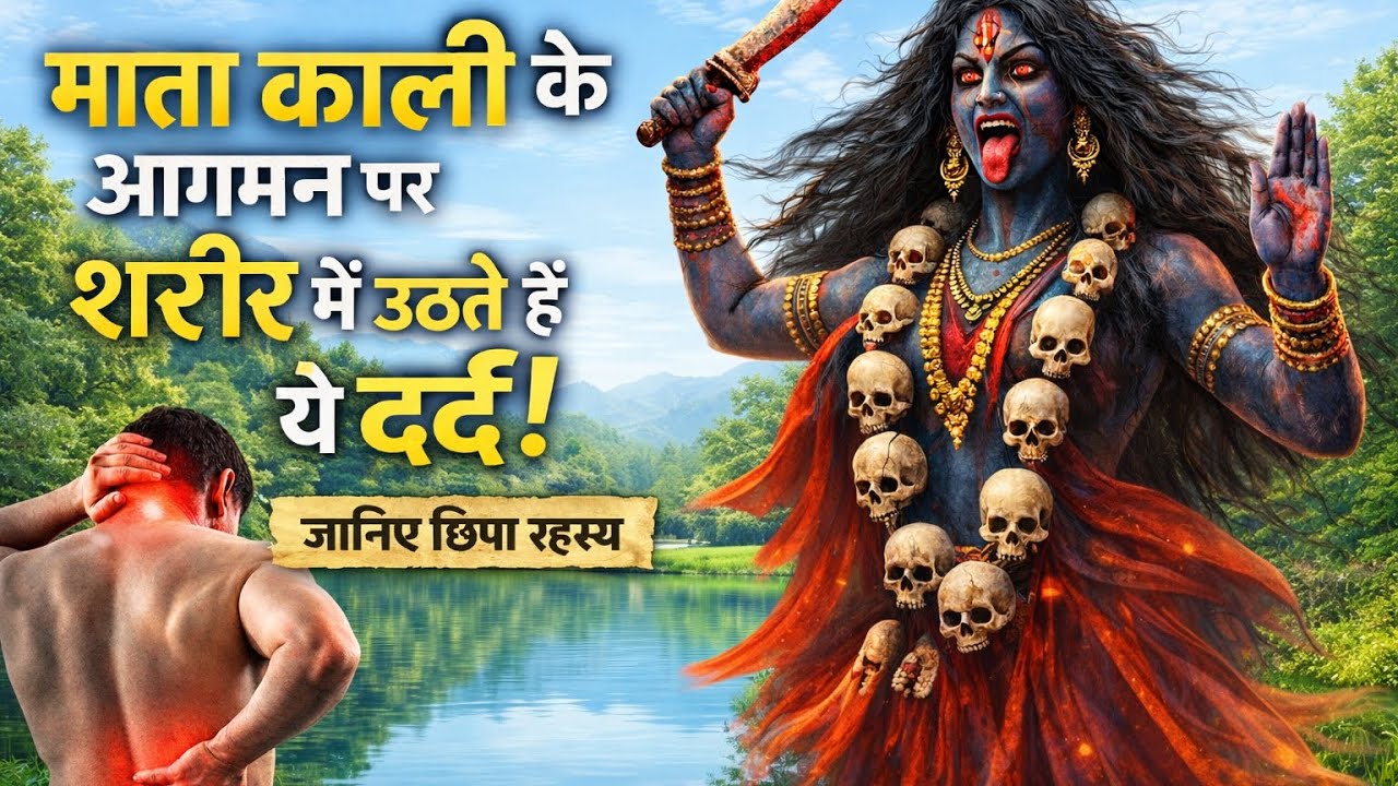 माता काली जब शरीर में आगमन करती है तो शरीर के इन अंगों में होने लगता है दर्द