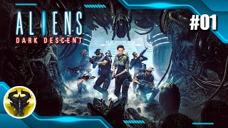 Jeu Aliens Dark Descent PS5 - Version Française, état Comme Neuf